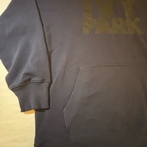 Ivy Park x Adidas Black Pullover Hoodie Medium Logo Sweatshirt - Picture 4 of 13